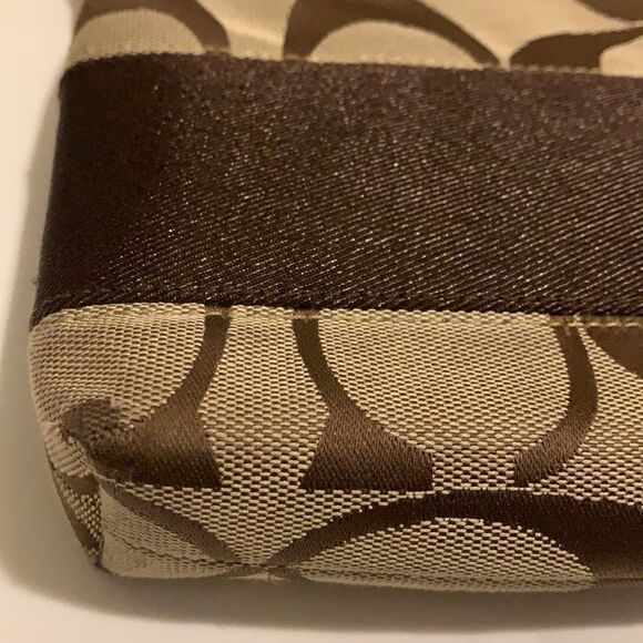 🌟coach Signature Stripe Cross Body File Shoulder Bag🌟 - Picture 6 of 9